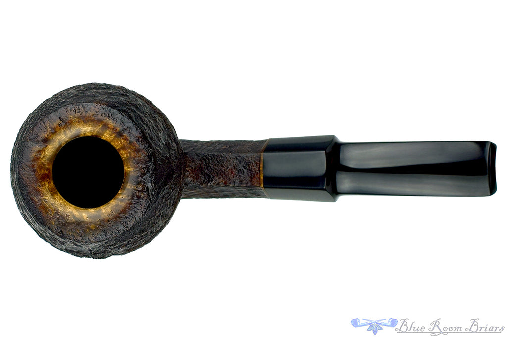 Jesse Jones Pipe 5920 1/4 Bent Sandblast Hexagonal Shank Rhodesian