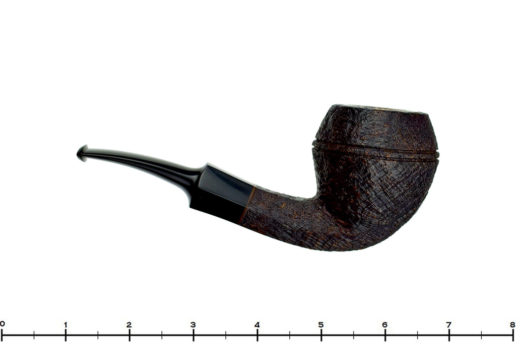 Jesse Jones Pipe 5920 1/4 Bent Sandblast Hexagonal Shank Rhodesian