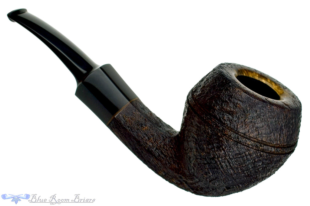 Jesse Jones Pipe 5920 1/4 Bent Sandblast Hexagonal Shank Rhodesian