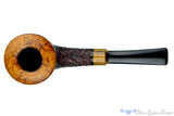 Blue Room Briars is proud to present this Brian Madsen Pipe 1/8 Bent Rusticated Dublin with Bocote
