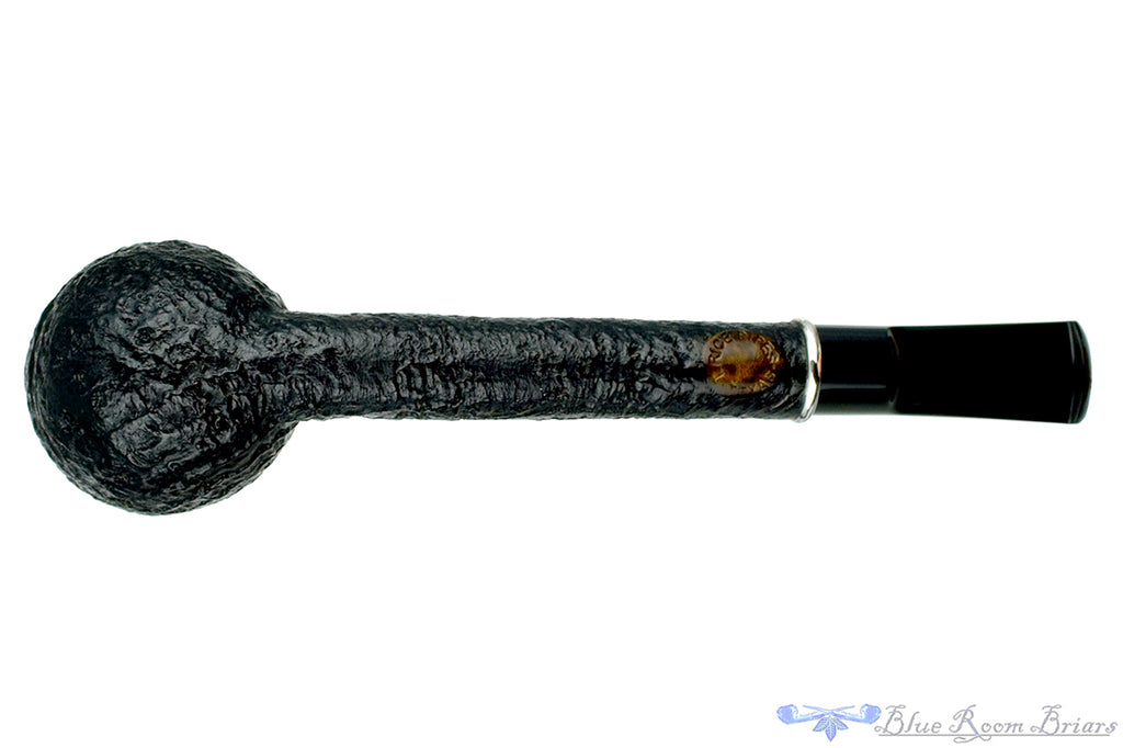 Blue Room Briars is proud to present this Trey Rice Pipe Black Blast Lovat with Silver