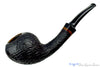 Blue Room Briars is proud to present this Sara Eltang 1/8 Bent Sandblast Strawberry Estate Pipe