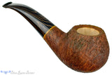 Blue Room Briars is proud to present this Ron Powell Pipe Sandblast Author with Bronze Brindle Stem