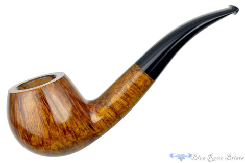 Bill Walther Pipe Tan Blast Horn with Delft Brindle