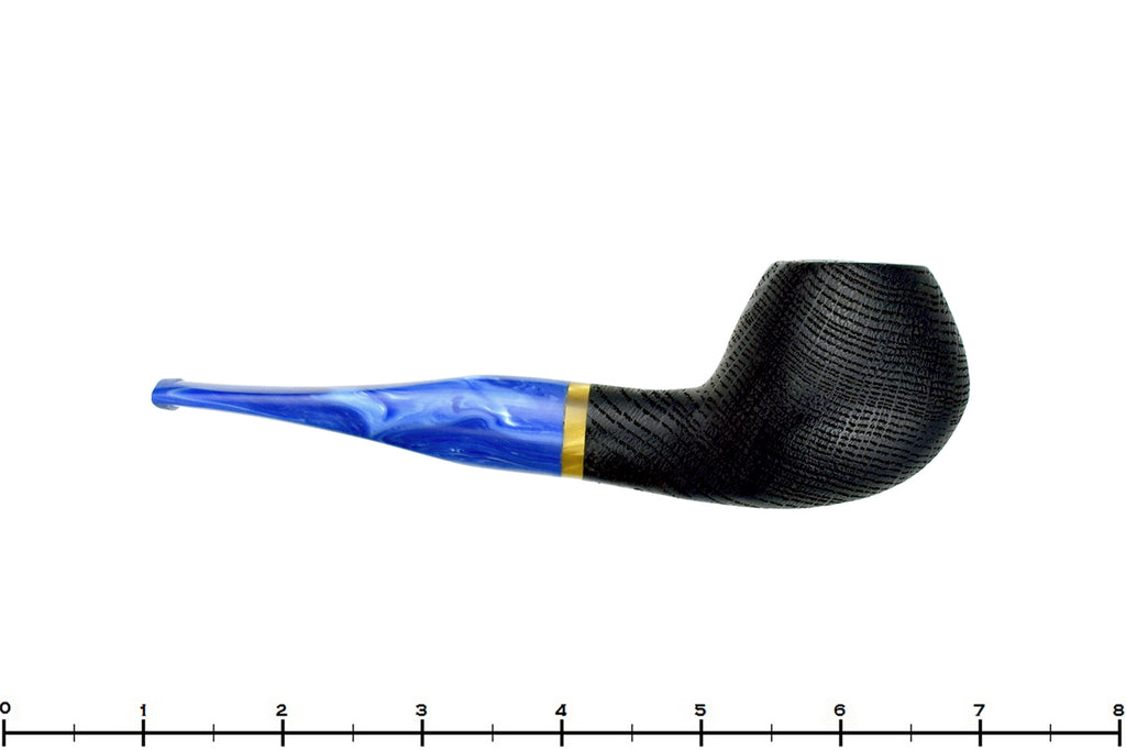 Blue Room Briars is proud to present this Ron Smith Pipe "Travis" Sandblast Morta with Acrylic