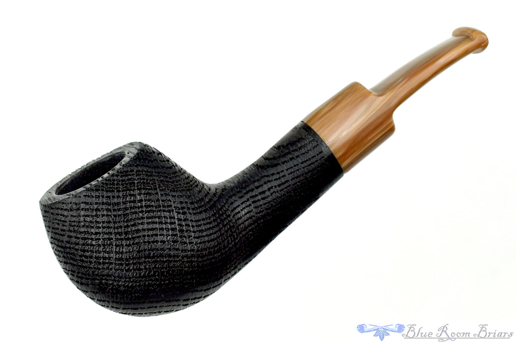 Blue Room Briars is proud to present this Ron Smith Pipe "Alex" Morta with Camel Brindle Acrylic
