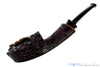 Blue Room Briars is proud to present this David Huber Pipe Sandblast Speeding Wide Shank Dublin with Plateau