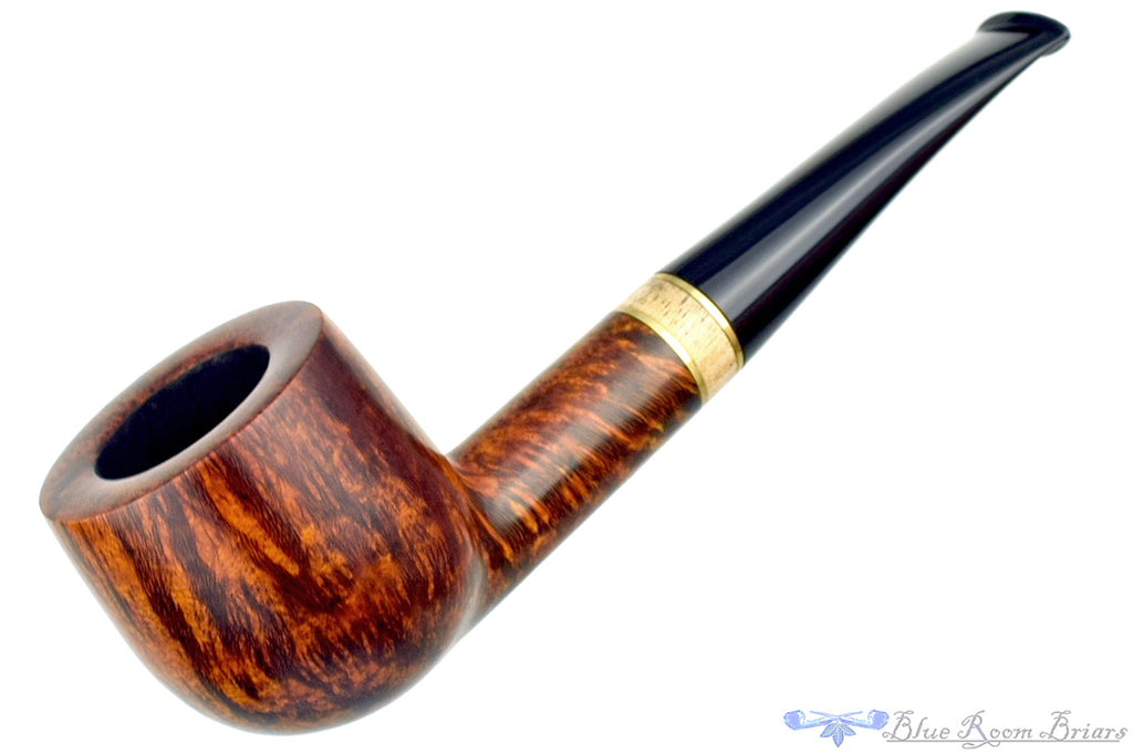 Blue Room Briars is proud to present this David Huber Pipe Smooth Pot with Brass and Birch