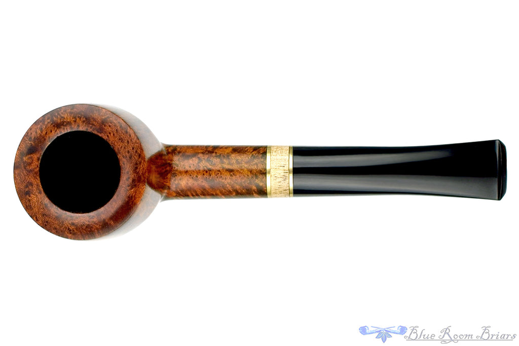 Blue Room Briars is proud to present this David Huber Pipe Smooth Pot with Brass and Birch