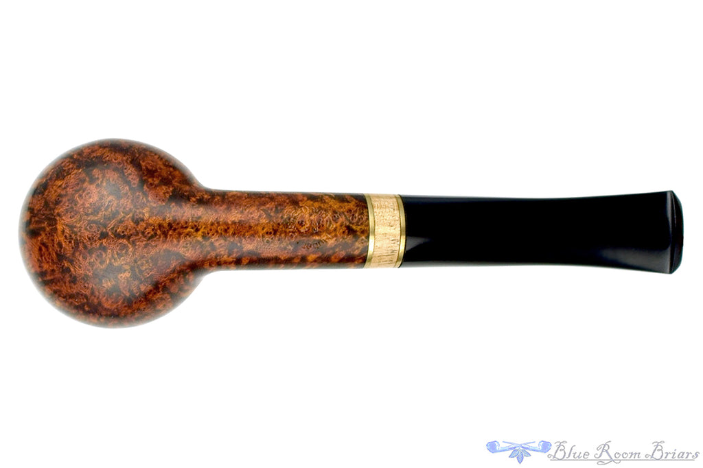 Blue Room Briars is proud to present this David Huber Pipe Smooth Pot with Brass and Birch