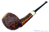 Blue Room Briars is proud to present this C. Kent Joyce Carved Wideshank Cutty with Ivorite