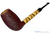 Blue Room Briars is proud to present this Doug Finlay Pipe Sandblast Large Egg with Buddha Bamboo