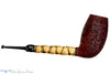 Blue Room Briars is proud to present this Doug Finlay Pipe Sandblast Large Egg with Buddha Bamboo