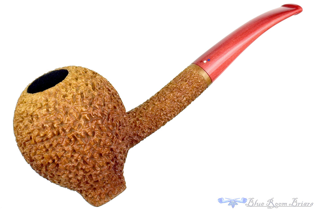 Blue Room Briars is proud to present this Dr. Bob Pipe Bent Rusticated Hot Air Balloon Sitter