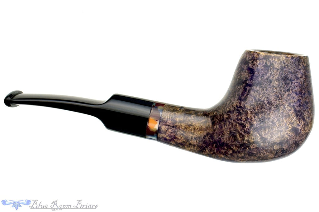Blue Room Briars is proud to present this Ron Smith Pipe Bent "Andrew" Brandy with Acrylic