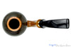Blue Room Briars is proud to present this Johny Pipes Calabah 2021 Sandblast Calabash with Brass and Morta