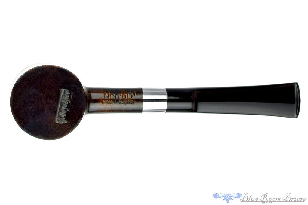 Blue Room Briars is proud to present this NomaD Pipe Smooth Poker with Nickel