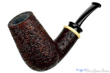 Blue Room Briars is proud to present this Bill Shalosky Pipe 533 Bent Sandblast Tall Billiard with Boxwood