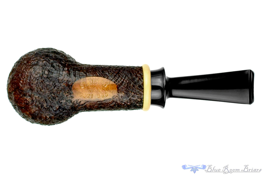 Blue Room Briars is proud to present this Bill Shalosky Pipe 535 Sandblast Tall Billiard with Boxwood