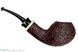 Blue Room Briars is proud to present this Bill Shalosky Pipe 534 Bent Contrast Blast Teapot with Dear Antler