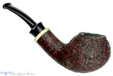Blue Room Briars is proud to present this Bill Shalosky Pipe 534 Bent Contrast Blast Teapot with Dear Antler