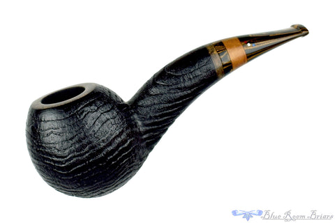 Dr. Bob Pipe (PPP) Rusticated Hawkbill with Acrylic