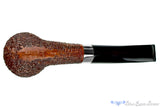 Blue Room Briars is proud to present this Savinelli Linea Piu 5 Bent Rusticated Billiard (6mm Filter) with Silver UNSMOKED Estate Pipe