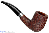 Blue Room Briars is proud to present this Savinelli Linea Piu 5 Bent Rusticated Billiard (6mm Filter) with Silver UNSMOKED Estate Pipe