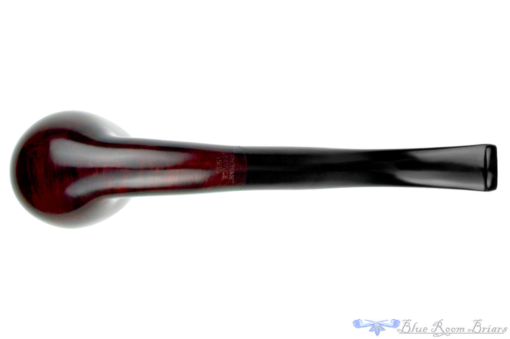 Blue Room Briars is proud to present this Merchant Service Pipe "1935" Antique Red Bent Billiard