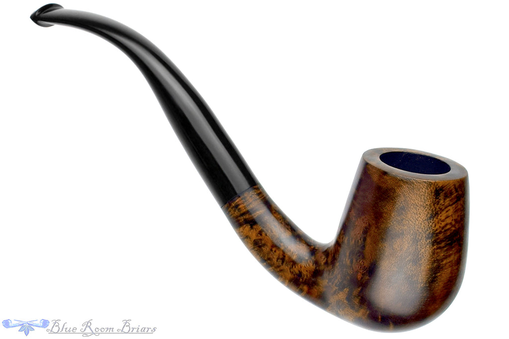 Blue Room Briars is proud to present this Merchant Service Pipe "1935" Chestnut Bent Billiard