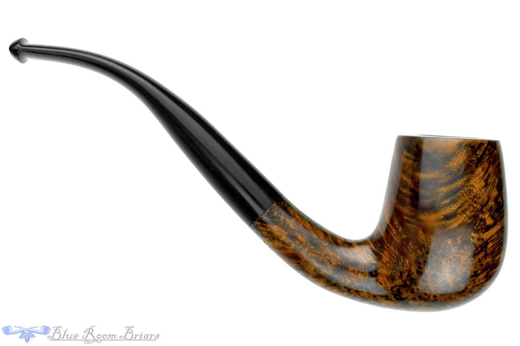 Blue Room Briars is proud to present this Merchant Service Pipe "1935" Chestnut Bent Billiard