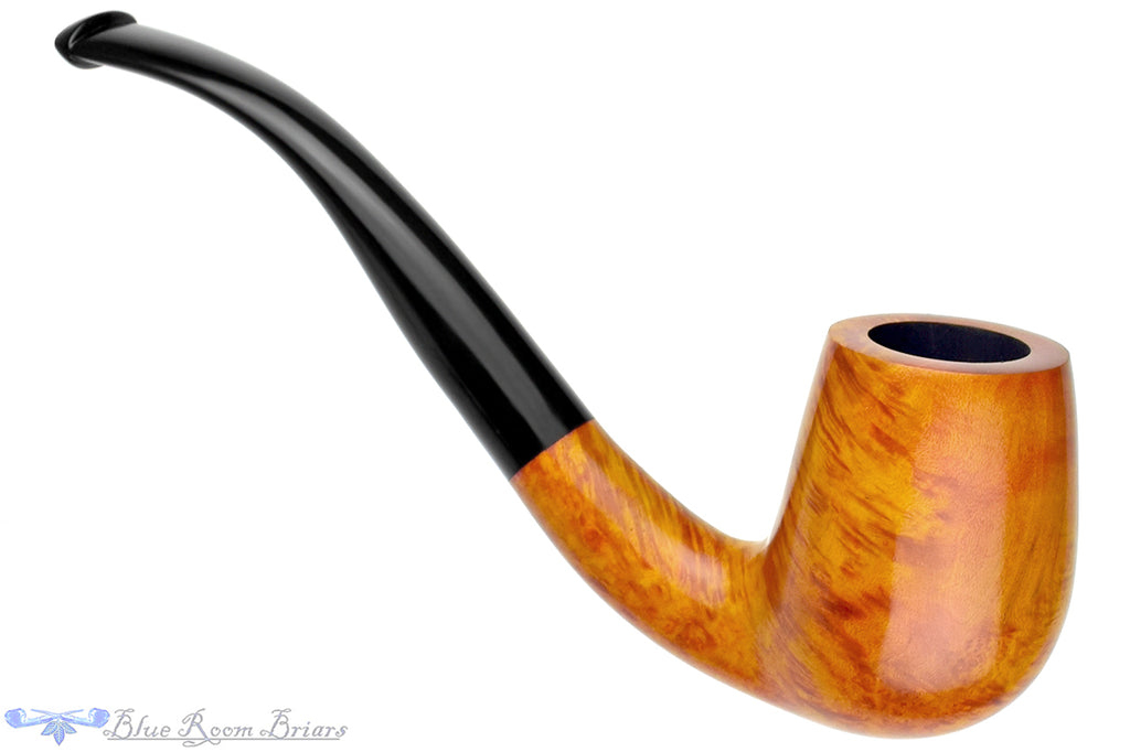 Blue Room Briars is proud to present this Merchant Service Pipe "1935" British Tan Bent Billiard