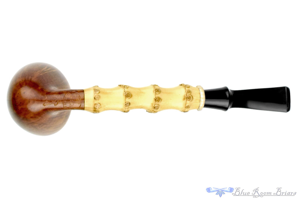 Blue Room Briars is proud to present this Todd Johnson Pipe Bent Sixten-Style Acorn with Bamboo and Ivorite