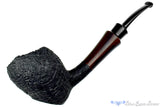 Blue Room Briars is proud to present this Todd Johnson Pipe Large Partial Sandblast Origami Matador with Rosewood