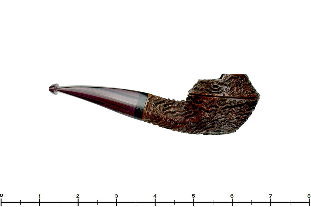 Blue Room Briars is proud to present this Andrea Gigliucci Bent Carved Windscreen Bulldog (2020 Make) with Ebony and Brindle Estate Pipe