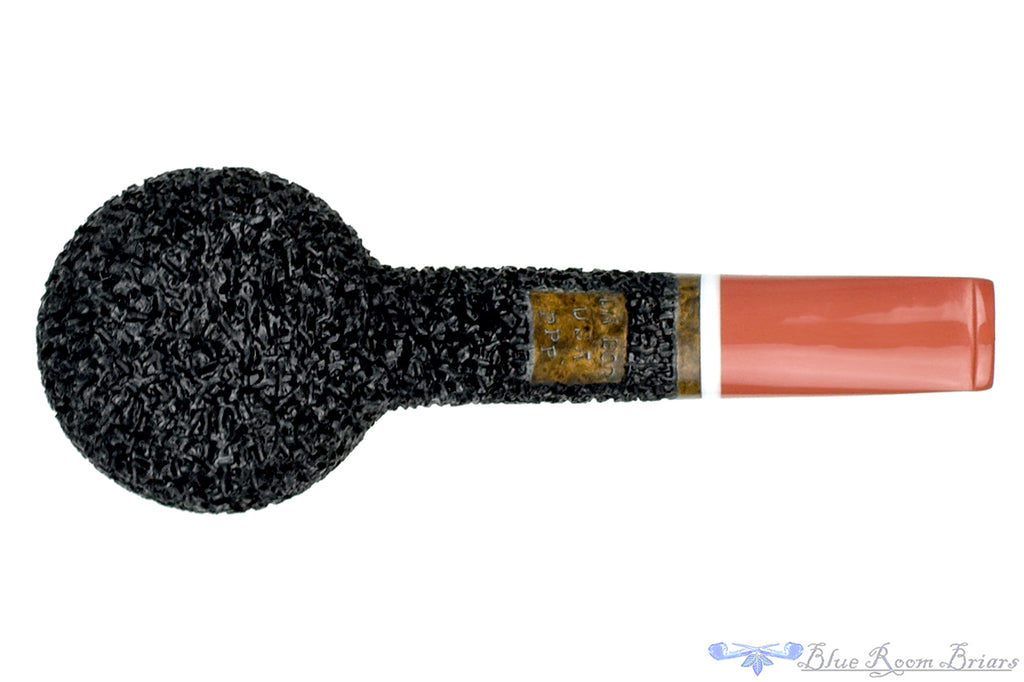 Blue Room Briars is proud to present this Dr. Bob Pipe Black Rusticated Hawkbill