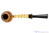 Blue Room Briars is proud to present this Jesek Pipe by Martin Paljesek Bent Bulb with Bamboo