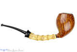Blue Room Briars is proud to present this Jesek Pipe by Martin Paljesek Bent Bulb with Bamboo