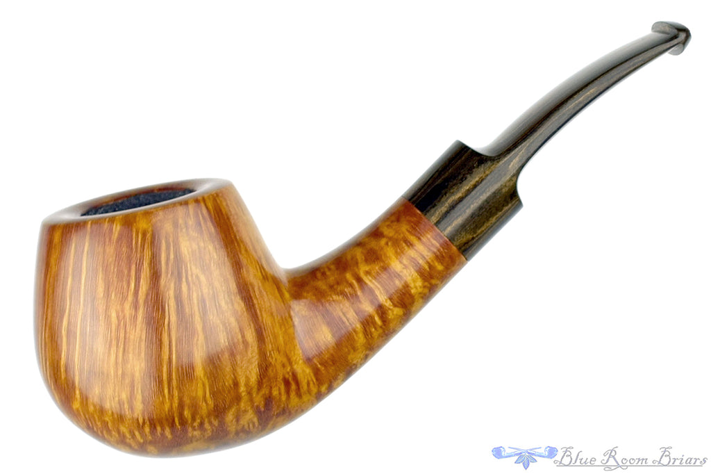Blue Room Briars is proud to present this Brian Madsen Pipe Bent Apple with Brindle and Plateau