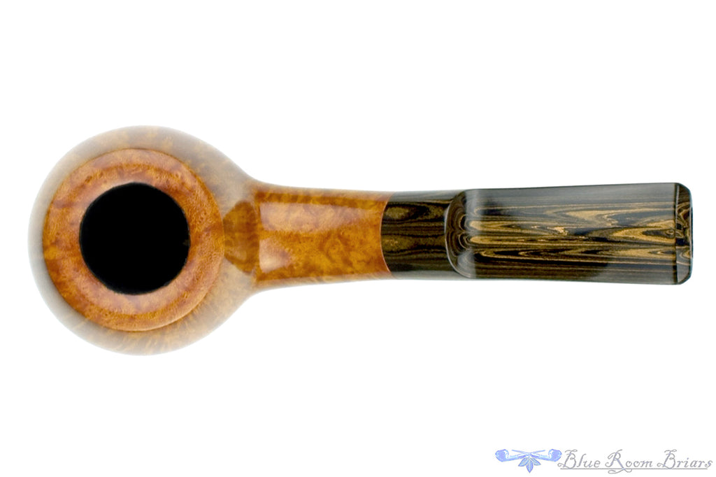 Blue Room Briars is proud to present this Brian Madsen Pipe Bent Apple with Brindle and Plateau