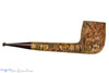 Blue Room Briars is proud to present this Jerry Crawford Pipe Contrast Blast Canadian with Cumberland Brindle
