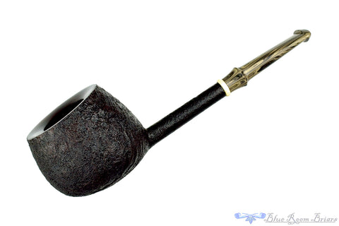 Scottie Piersel Pipe Scottie Sandblast Liverpool with Ivorite and Brindle