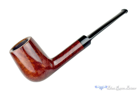 Bari Select Natural Old Briar 964 Chimney Stack Estate Pipe with Brass Repair Band