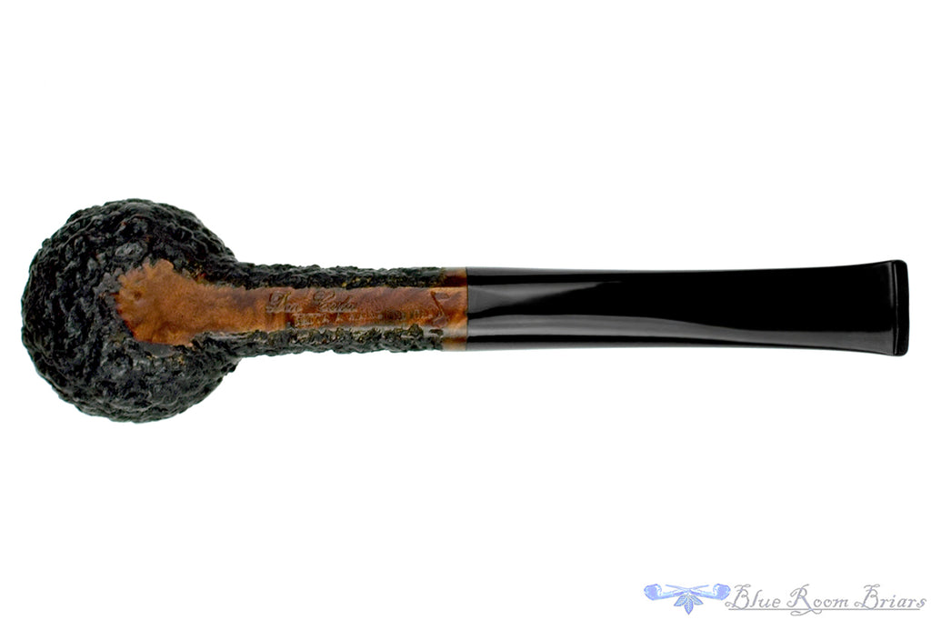 Blue Room Briars is proud to present this Don Carlos One Note Rusticated Billiard Sitter Estate Pipe
