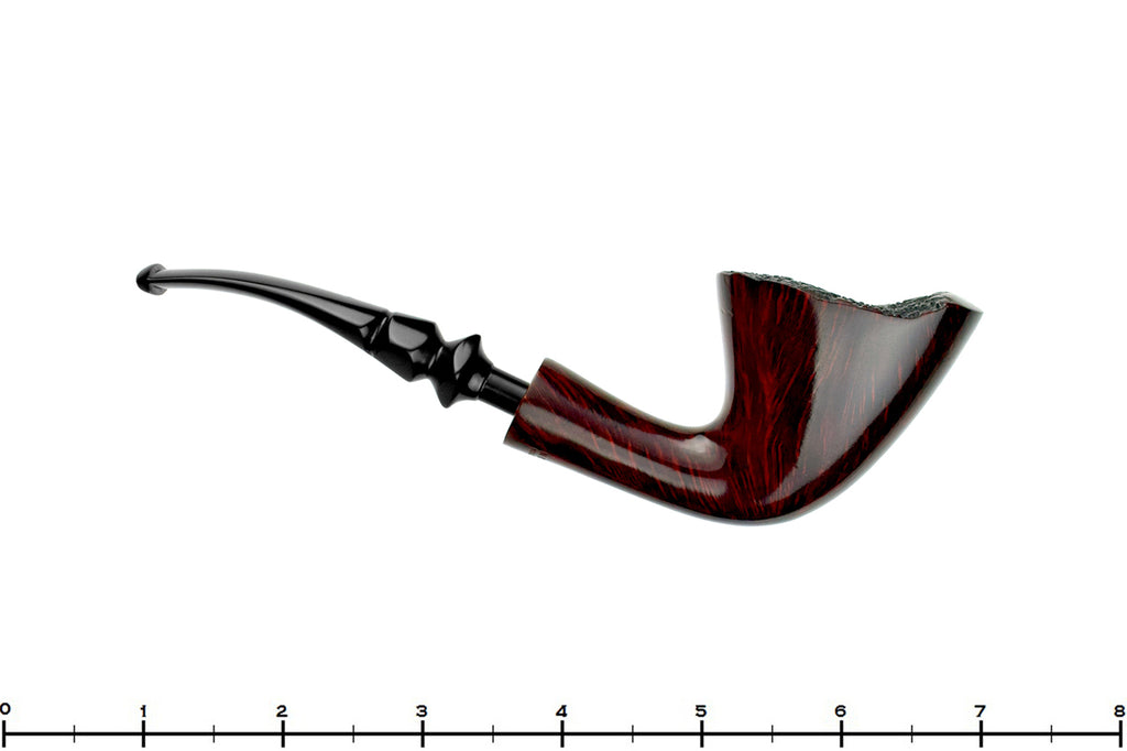 Blue Room Briars is proud to present this Nørding Smooth Bent Freehand with Plateau Estate Pipe
