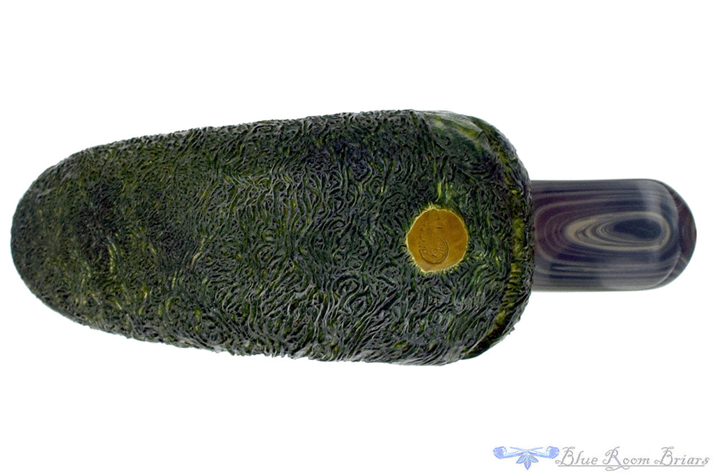 Roger Wallenstein Green Driftwood with Brindle Estate Pipe