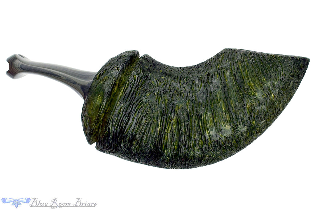 Roger Wallenstein Green Driftwood with Brindle Estate Pipe