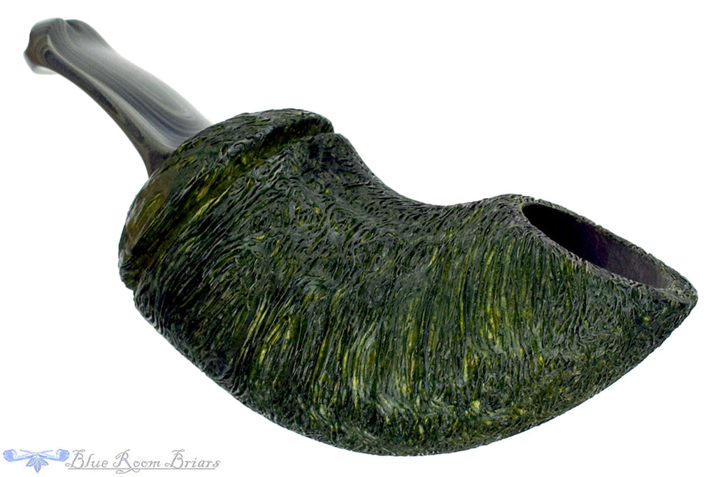 Roger Wallenstein Green Driftwood with Brindle Estate Pipe
