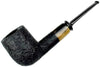 Blue Room Briars is proud to present this Trey Rice Pipe Black Blast Crown Saddle Billiard with Buffalo Horn