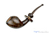 Blue Room Briars is proud to present this Andrey Kharitonov Pipe Pear with Brass and Brindle